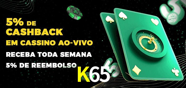 Promoções do cassino ao Vivo K65