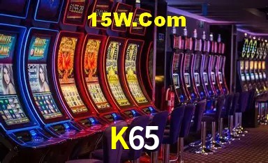 Tela de boas-vindas e lobby de jogos do aplicativo K65